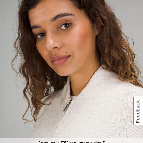 Lululemon cotton blend full zip sweater - Picture 3 of 10